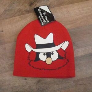 GROVER TEXAS TECH RED RAIDERS BEANIE TOBOGGAN KNIT HAT CAP VINTAGE 00S Y2K W1